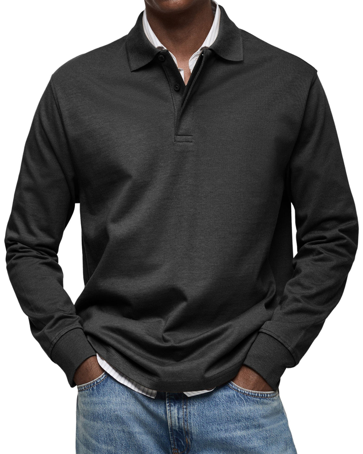 CARLO | Polo de manga larga lujoso