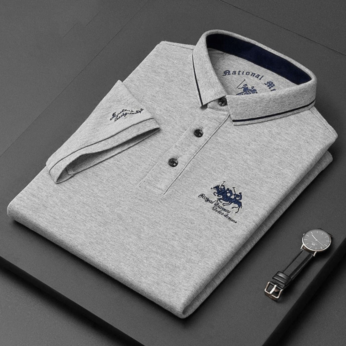 JOSEPH | Polo clásico de algodón con bordado exclusivo